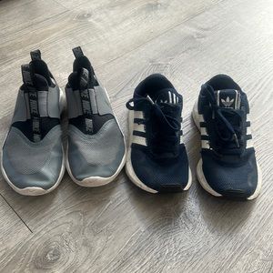 Nike kids 4y and adidas 3 1/2 size